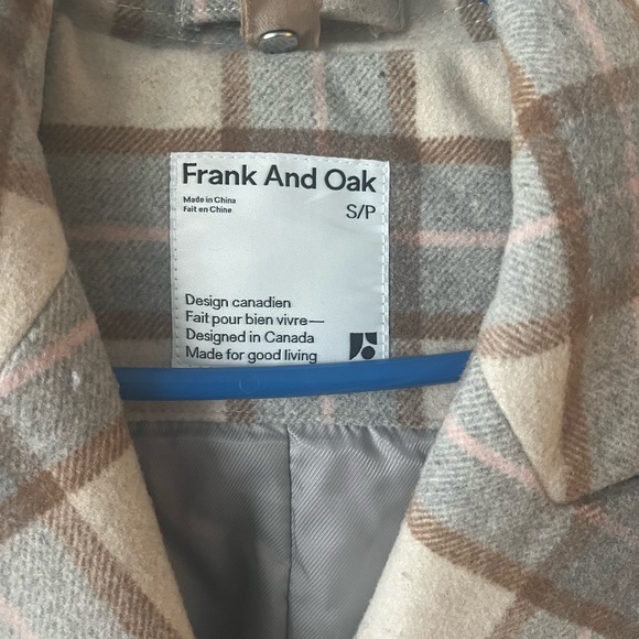 Frank & Oak Laurence Plaid Coat - Picture 2 of 4